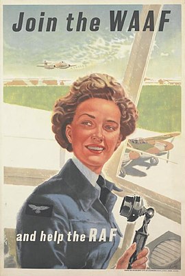 כרזה של חיל העזר האווירי לנשים (1939–1945)