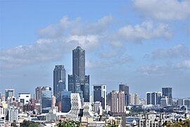Kaohsiung, Taiwan's largest port city and third largest city.