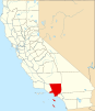 Localização do Condado de Los Angeles