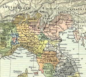 Northern Italy in 1494.