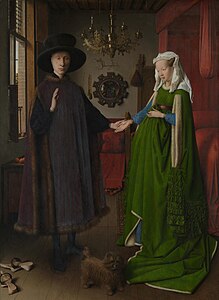Портрет четы Арнольфини. 1434. Национальная галерея, Лондон