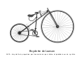 Bicyclette Lawson de 1879.