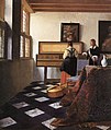 „Muzikos pamoka“ (1662-65, Karališkoji kolekcija, Bakingamo rūmai)