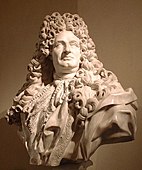Jules Hardouin-Mansart di Jean-Louis Lemoyne (marmo, 1703)