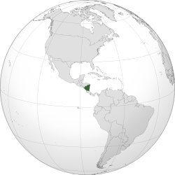 Location of નિકારાગુઆ