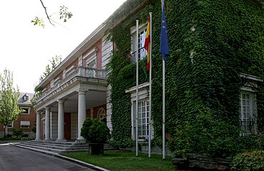 Palacio da Moncloa, residencia oficial do Presidente do Goberno.