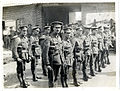 Soldati del Leicestershire Regiment in Francia nel 1915, in service dress con buffetterie Modello 1908 khaki.