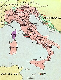 Map of Kingdom of Italy (1919)