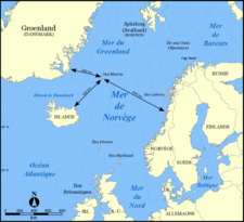 Situación de Jan Mayen nel árticu