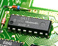 CIC chip on SFC cartridge （D411）
