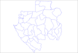 Departments za Gabon