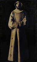 Francisco Zurbarán, «Den hellige Frans» (1639), National Gallery, London