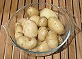 Boiled Jersey Royal potatoes