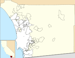 Via de la Valle, San Diego is located in San Diego County, California