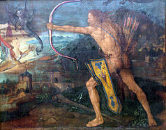 Hércules caçando os pássaros estisfalianos, 1500