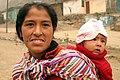 Image 14Amerindian woman with child (from Demographics of Peru)