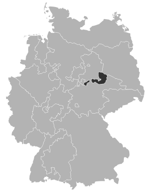 Karte der Evangelischen Landeskirche Anhalts
