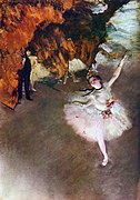 Edgar Degas, L'Étoile, o la baillarina n'escena, (1878).