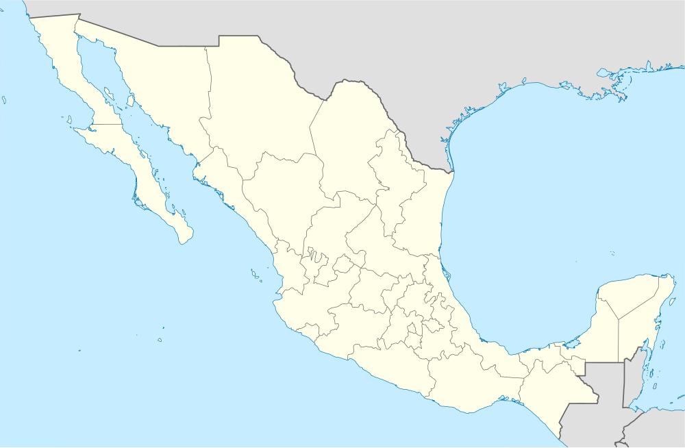 Danh sách di sản thế giới tại México trên bản đồ Mexico