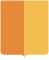 Differenza tra aranciato (sinistra) e oro (destra)