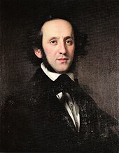 peinture : portrait de Mendelssohn