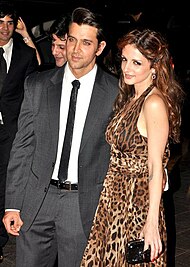 Hrithik Roshan with his wife, Sussanne Khan.