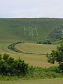 Image 1 Credit: Cupcakekid View of the Long Man of Wilmington in the South Downs More about The Long Man of Wilmington... (from Portal:East Sussex/Selected pictures)