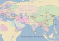 Image 33Map of Marco Polo's travels (from History of Asia)