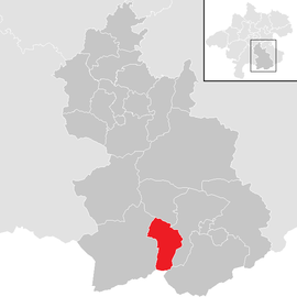 Poloha obce Vorderstoder v okrese Kirchdorf an der Krems (klikacia mapa)