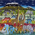 Image 9A Tingatinga painting (from Tanzania)