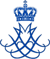 Duplo monograma de Margarida II e do Henrique, Príncipe Consorte da Dinamarca