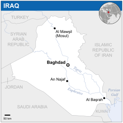 Iraq के लोकेशन