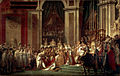 Krunisanje Napoleona u crkvi Notre Dame, ulje na platnu, 1805-07.,