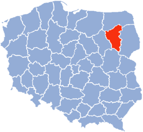 Localisation de Voïvodie de Łomża