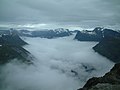 2007年11月 フィヨルドに掛かる雲海（ノルウェー）