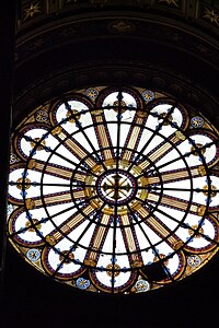 Neoclassical rose window