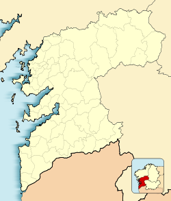 A Brea ubicada en Provincia de Pontevedra
