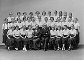 Ученики и учителя Немецкой женской гимназии. Эстония, 1930-е годы