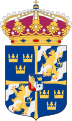Brasão do rei Carlos XVI Gustavo