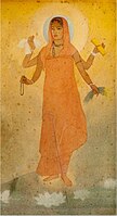 Bharat Mata by Abanindranath Tagore (1871–1951), a nephew of the poet Rabindranath Tagore, and a pioneer of the Bengal School of Art