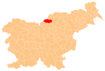 The location of the Municipality of Črna na Koroškem