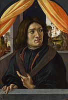 Portrait of a man, ca 1495, National Gallery, London