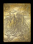 Christ on the Mount of Olives, 1515, the only surviving copper printing plate, Bamberg State Library