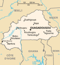 Ouagadougou – Mappa