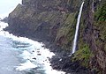 „Brautschleier“-Fall in den Atlantik, Nordküste von Madeira