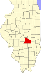 Contea di Shelby – Mappa