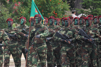 Fuerzas Especiales de Azerbaiyán con rifles Tavor Tar-21 israelíes.