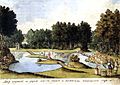 Pavel Bolotov: Vista do parque Bogoroditsk, 1786