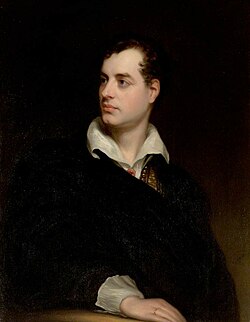 ג'ורג' גורדון ביירון, בציור מאת תומאס פיליפס