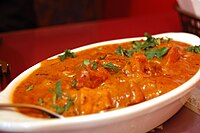 Butter chicken from India